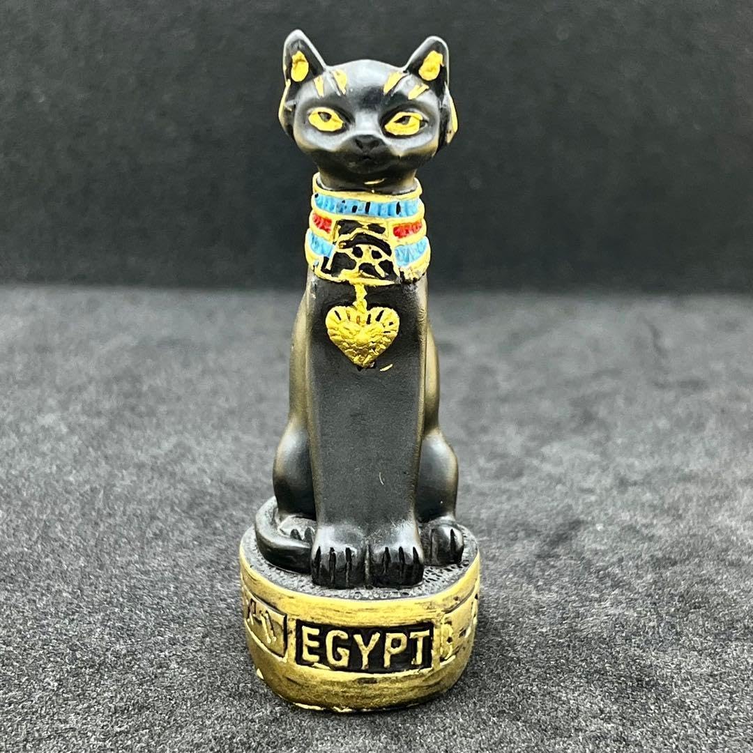 Amazon.co.jp: バステト神 像 エジプト 猫神 黒ネコ 置き物 インテリア Amazon.co.jp: バステト神 像 エジプト 猫神 黒ネコ 置き物 インテリア